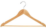 Flat Wood Shirt/Blouse Hanger - 200