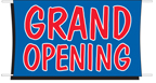 3' x 5' GRAND OPENING Banner - BCP35