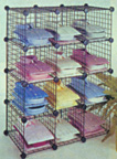 12 Bin Wire Cube System (14in. x 14in. Squares) - CS