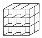 Double-Sided Glass Cube Unit - 3 High, 3 Wide w/ 12in. x 12in. Glass - DS33A