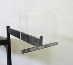 5in. x 7in. Acrylic Signholder for Rectangular Rail - CLOSEOUT - RE57