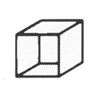Single-Sided Glass Cube Unit - Single Bin with 12in. x 12in. Glass - SS11A