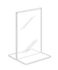 Two Sided Acrylic Counter Top Signholder - 7in. x 11in. - 5452