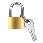 Lock for Chrome Metal Connectors - LK