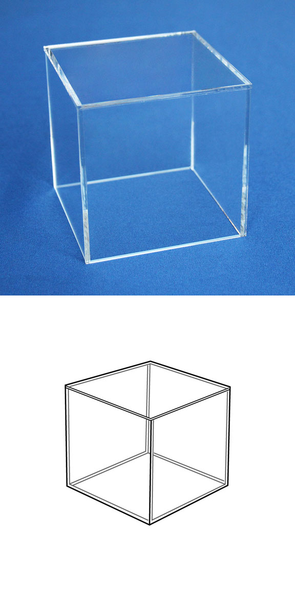 Acrylic Display Cube - 4
