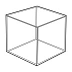 Acrylic Display Cube - 6
