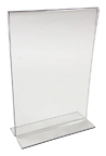 Closeout Two-Sided Acrylic Counter Top Signholder - 5