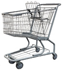 Mini Size Shopping Cart in Grey - C181GY