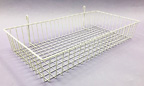 Closeout Gridwall Wire Basket - 24 in. x 12 in. x 4 in. - GB11W