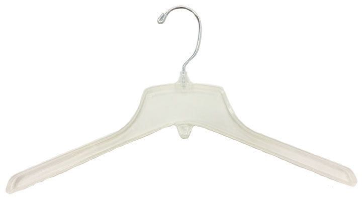 Closeout 15in. Coat Hanger - Clear - CCH1599
