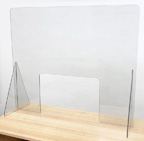 Desk Barrier with Window - DBW30