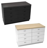 Deluxe Cash Wrap Retail Counter Drawer Unit - DDCWDR