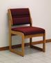 Valley Series Single Sled Base Armless Chair - DW21