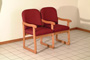 Double Sled Base Chair with Arms - DW72