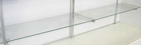 Additional 8in. Deep Glass Shelf Level for 4' Showcase - 4L8