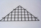 Gridwall Triangle Corner Shelf - GWTS