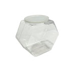 Small Hex Jar with Lid - HJ4