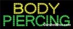 Body Piercing L.E.D. Sign - LED22019