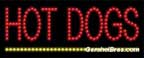 Hot Dogs L.E.D. Sign - LED22079