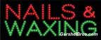 Nails & Waxing L.E.D. Sign - LED22109