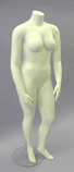 Headless Plus Size Mannequin - White - PMN3W