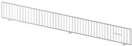 Gondola Shelf Fencing - 6in. High x 36in. Long - FE636