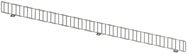 Gondola Shelf Fencing - 3in. High x 36in. Long - FE336