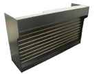 Ledge Top Checkout Counter with Slat Wall Front - 72