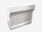 Ledge Top Checkout Counter with Slat Wall Front - 48