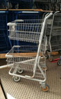 Used Grey 2 Level Shopping Cart