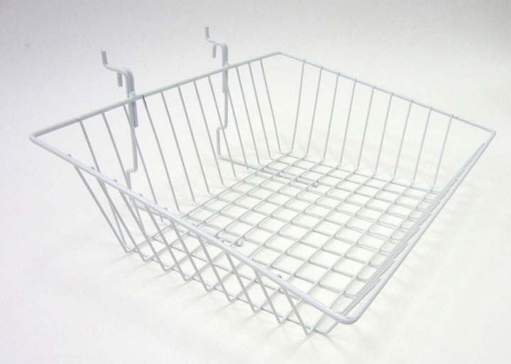 Universal Wire Sloped Front Basket - 15 in. x 12 in. x 5 in. - UB16