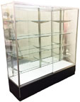 Upright Display Wall Case in Black - 70in. - UD2206MB