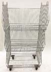Used 3-Tier Stacking Basket on Wheels - USB3