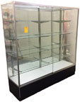 Used Upright Display Wall Case - 70in. - UUWC6