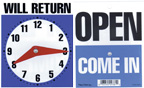 Open- Come In (side 1) Will Return Clock ( Side 2) - WR1