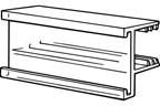 Wood Shelf Sign Holder - WSH